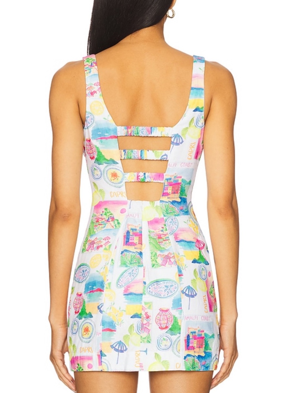 Show Me Your MuMu steph mini dress amalfi coast - Picture 2 of 3